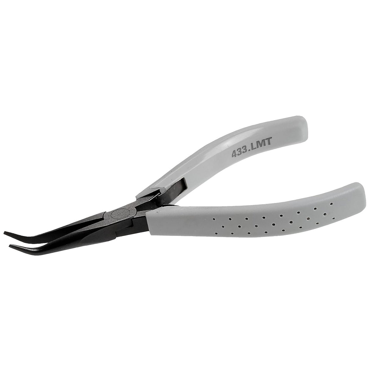 Micro-Tech® grijptang met slanke, 45° gebogen bekken