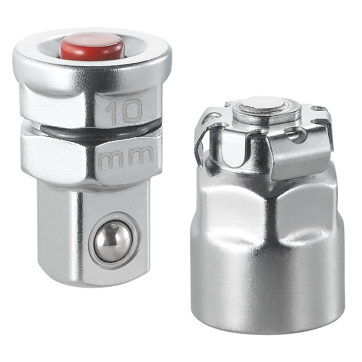 Set van 2 adapters voor sleutels van 10 mm naar een vierkant 1/4"