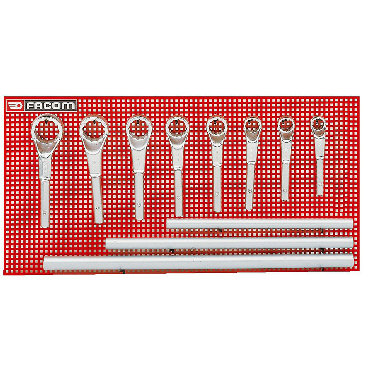 Set 12-kantsleutels "extra sterk", metrische maten