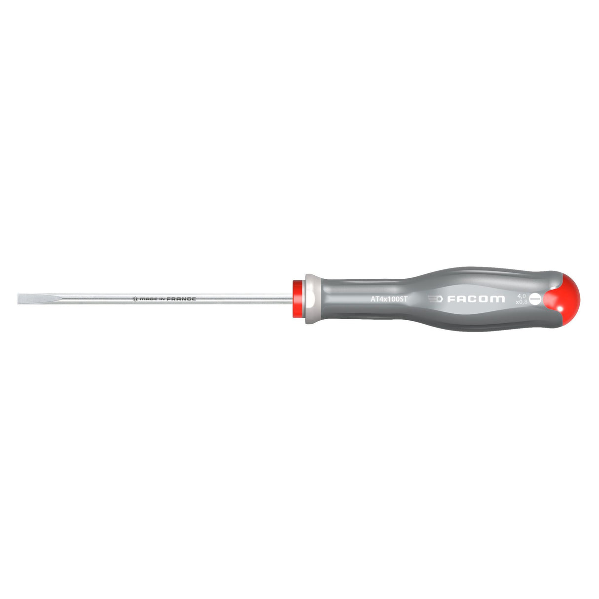 AT.ST - Set van 6 PROTWIST® RVS schroevendraaiers met gezandstraalde tip voor sleuf- en Phillips® schroeven