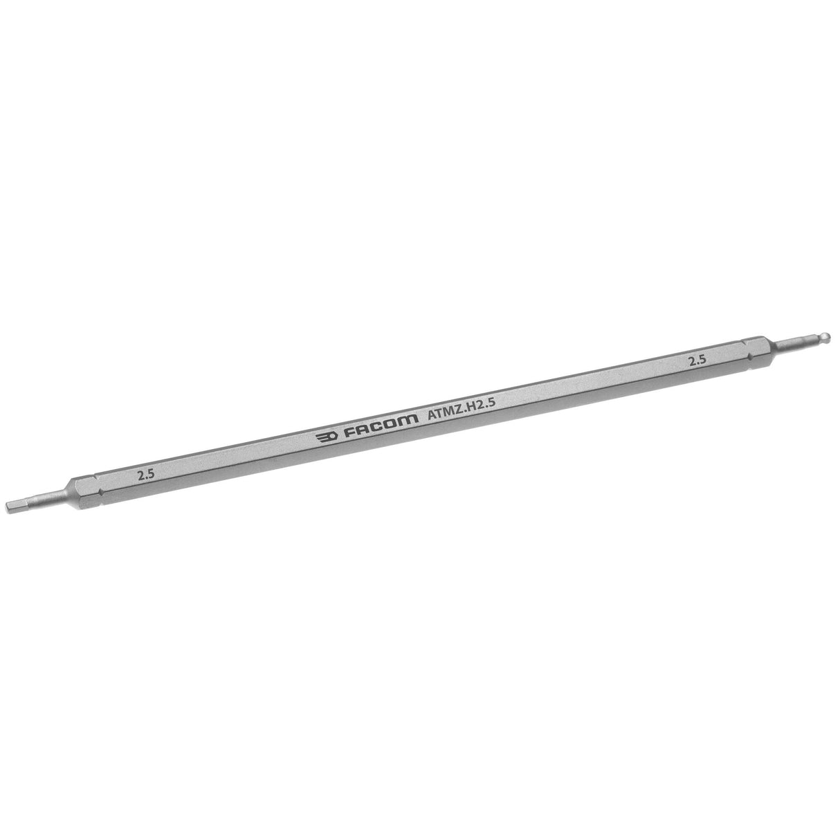 Omkeerbaar bled 1/4`` Inbus 2.5mm 175mm