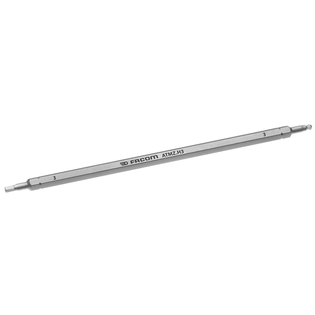 Omkeerbaar bled 1/4`` Inbus 3mm 175mm