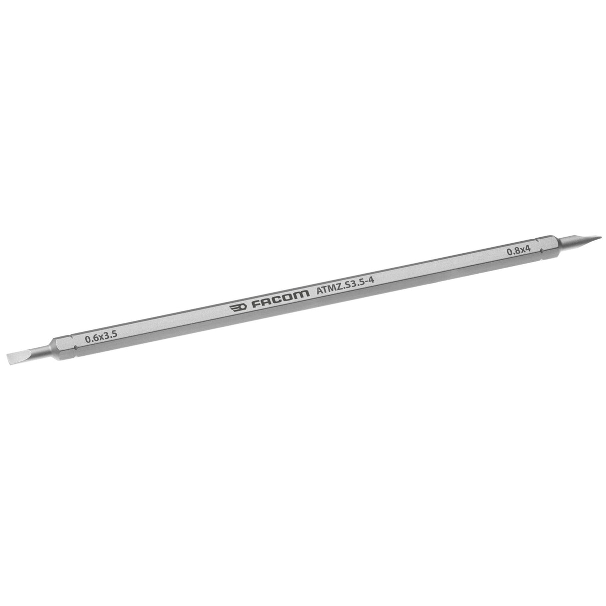 Omkeerbaar bled 1/4`` Sleuf 3.5-4mm 175mm