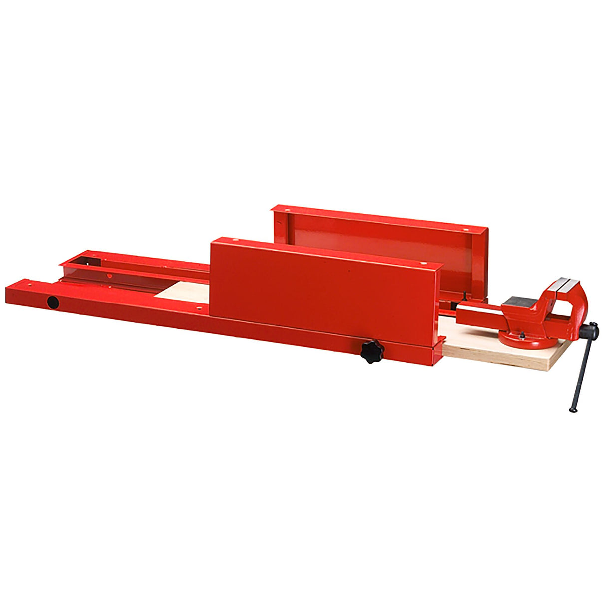 Werkblad met bankschroef uitschuifbaar 990mm