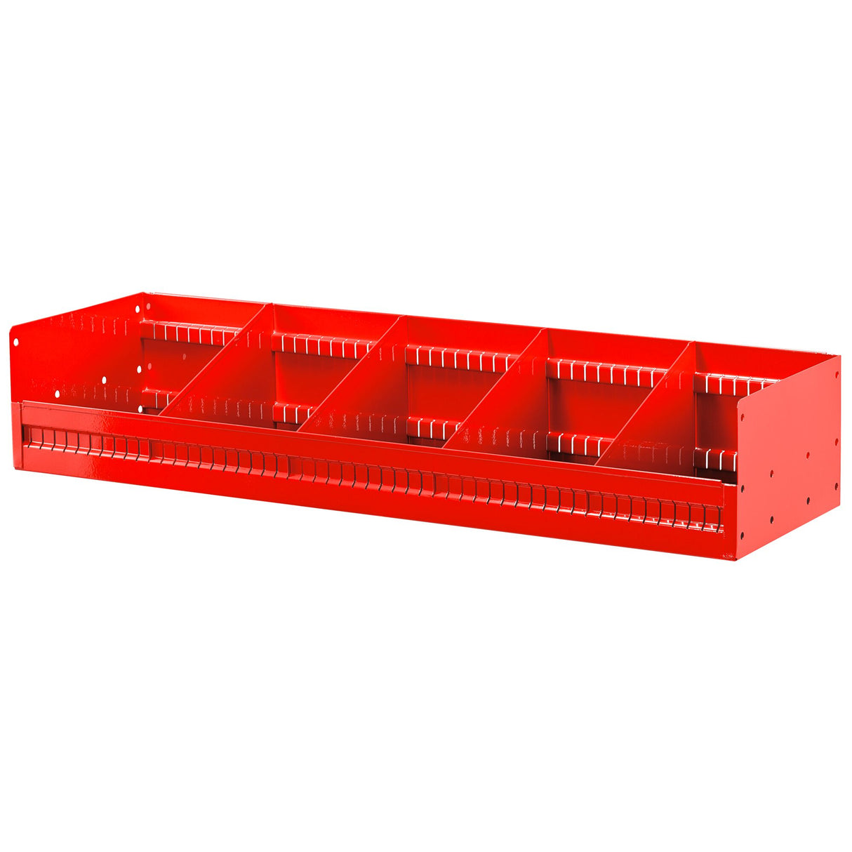Schuine legplankmet 4 verwijderbare tussenschotten 930x275x185mm