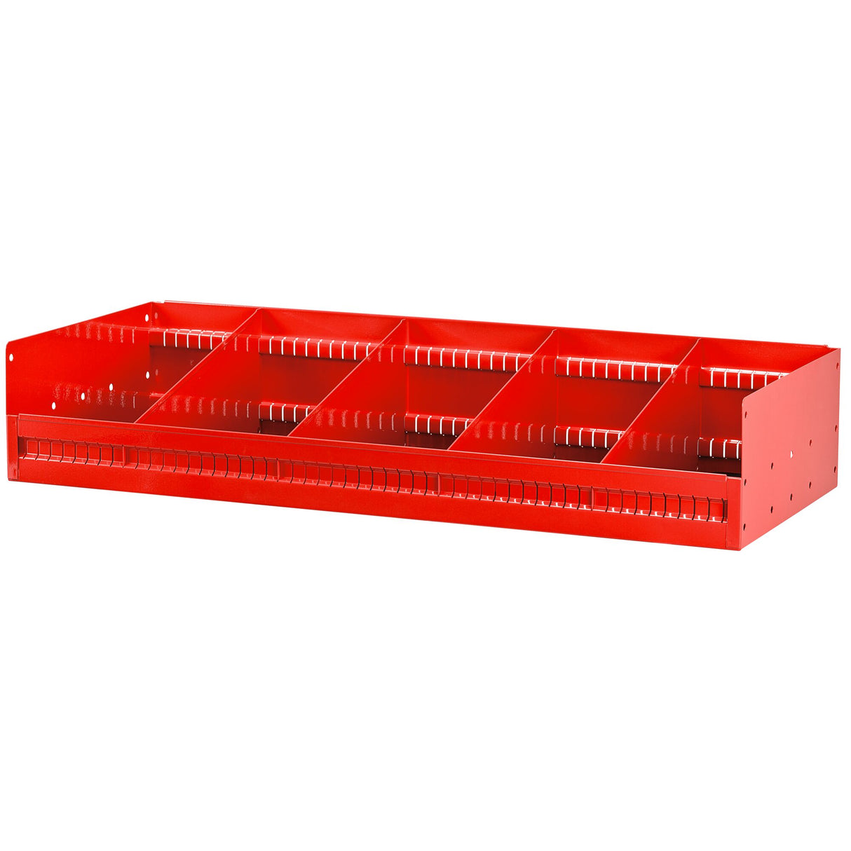 Schuine legplankmet 4 verwijderbare tussenschotten 930x375x185mm