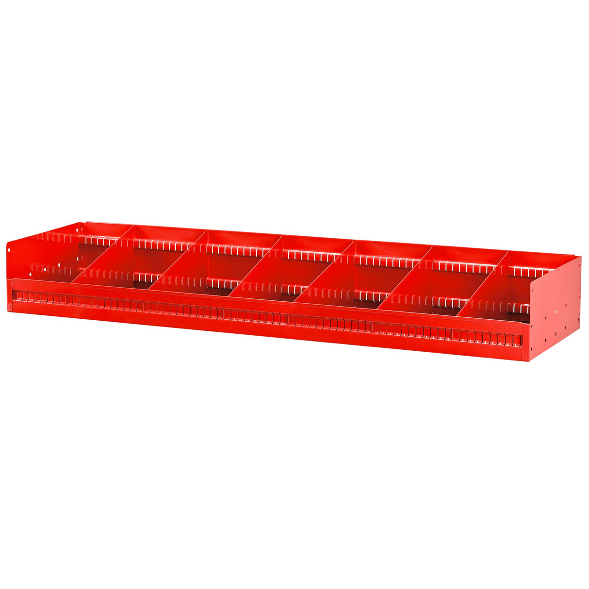 Schuine legplankmet 6 verwijderbare tussenschotten 1425x375x185mm