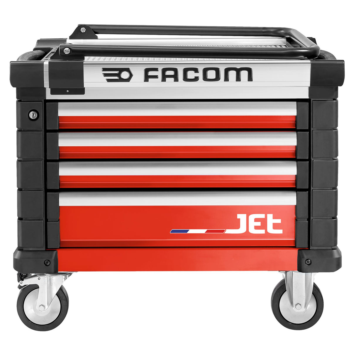 Jet Gereedschapswagen 4 Laden M3 Laag Rood