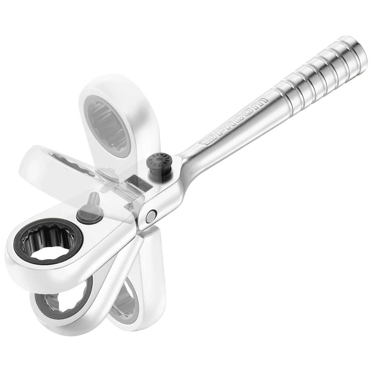 1/4 `` ultra compacte 180 ° flexibele ratelkop voor 1/4"doppenserie HX