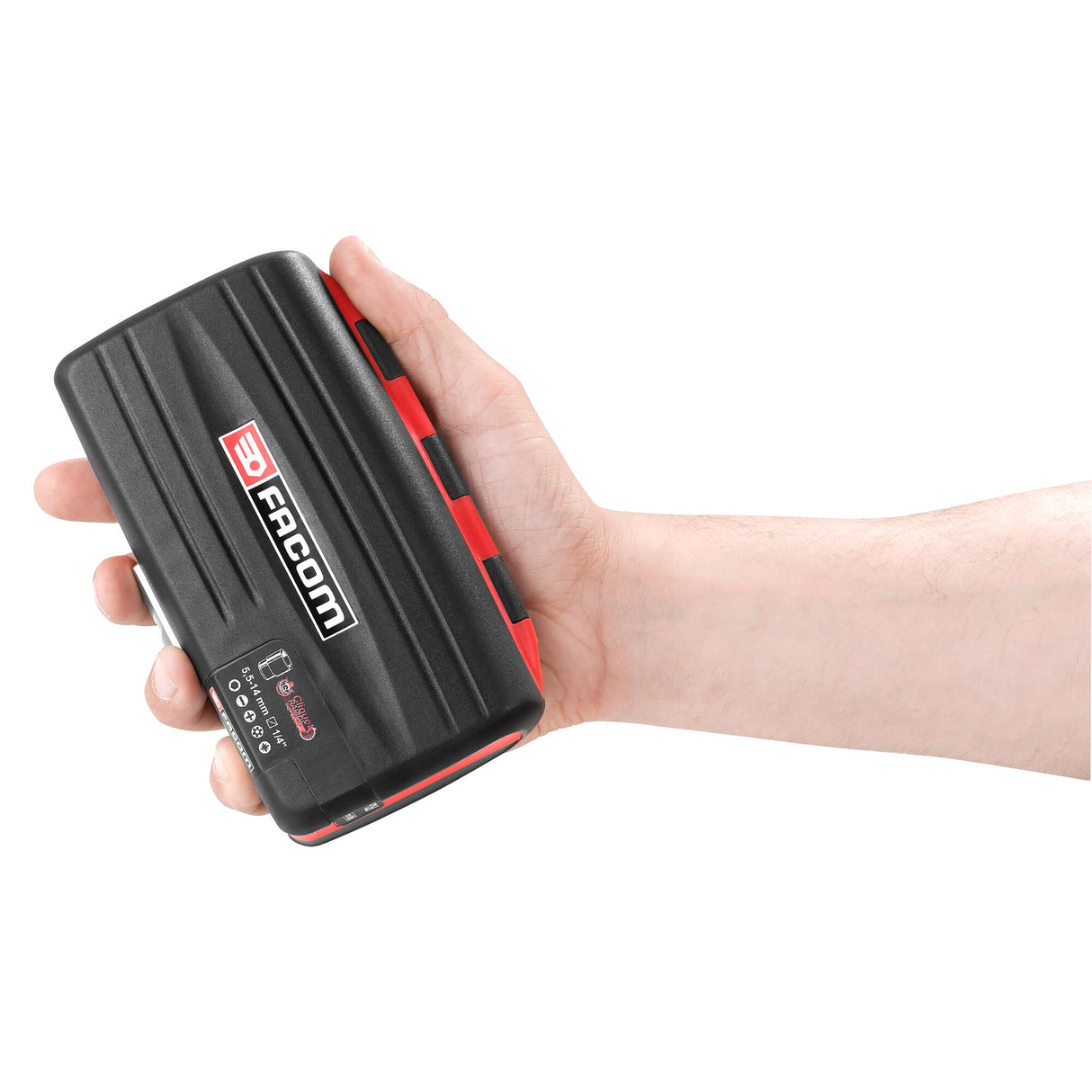 Nano Ultra Compacte Doppenset 1/4" Met Ratel R.360 - 6 Kant