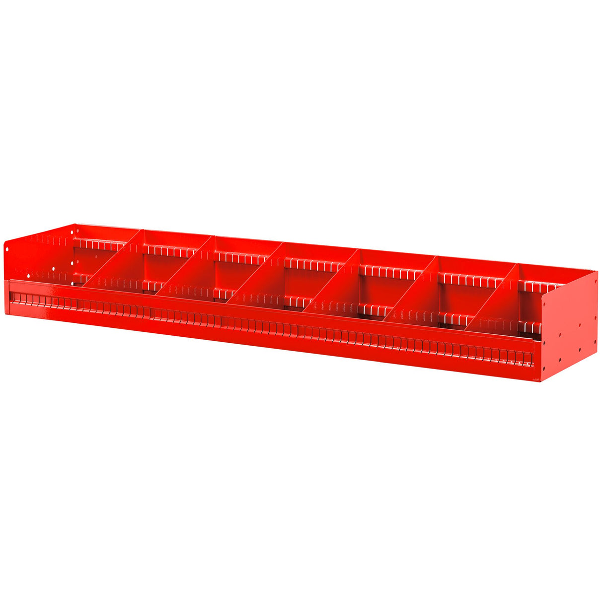 Schuine legplankmet 6 verwijderbare tussenschotten 1425x275x185mm