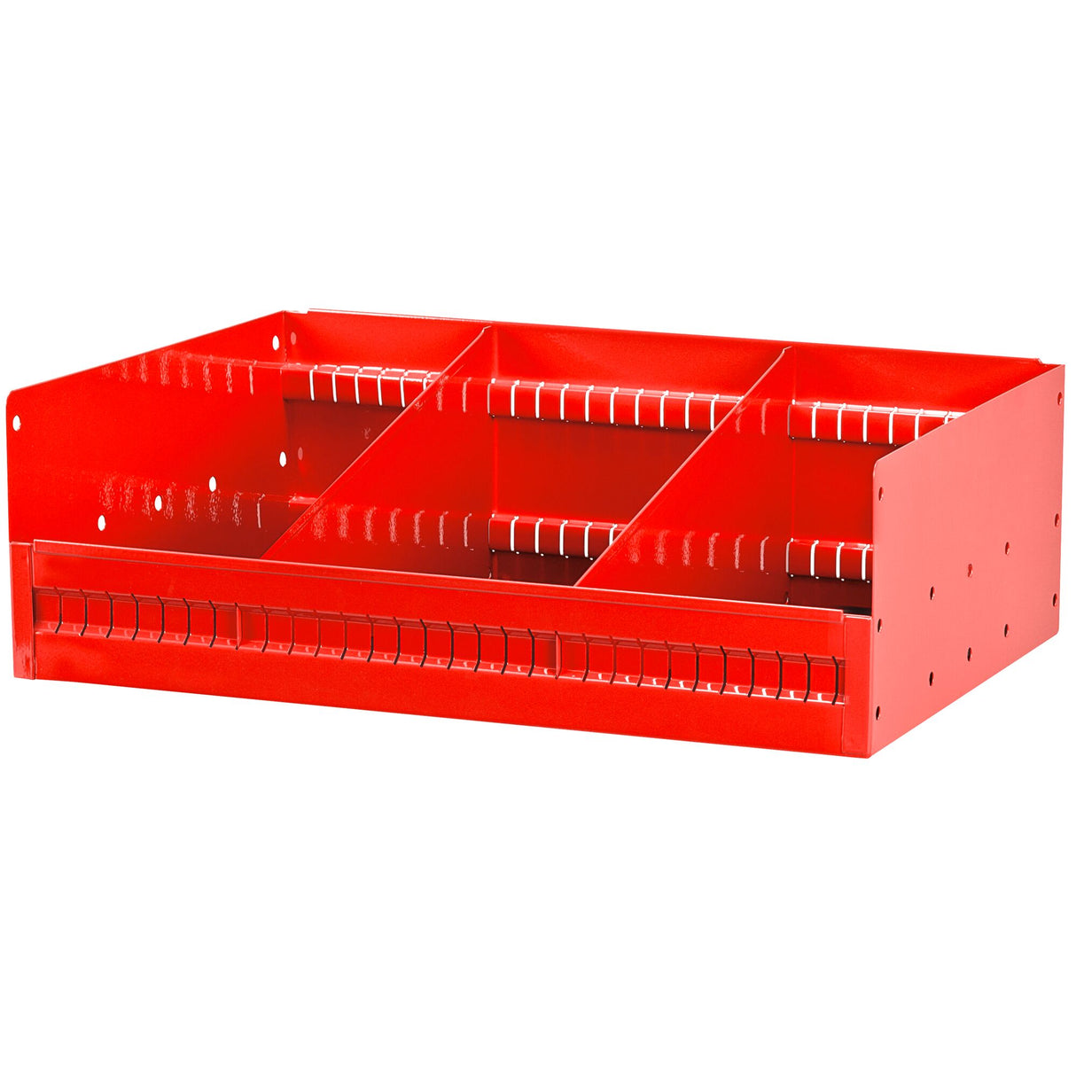 Étagère inclinée avec 2 diviseurs 435x375x185 mm
