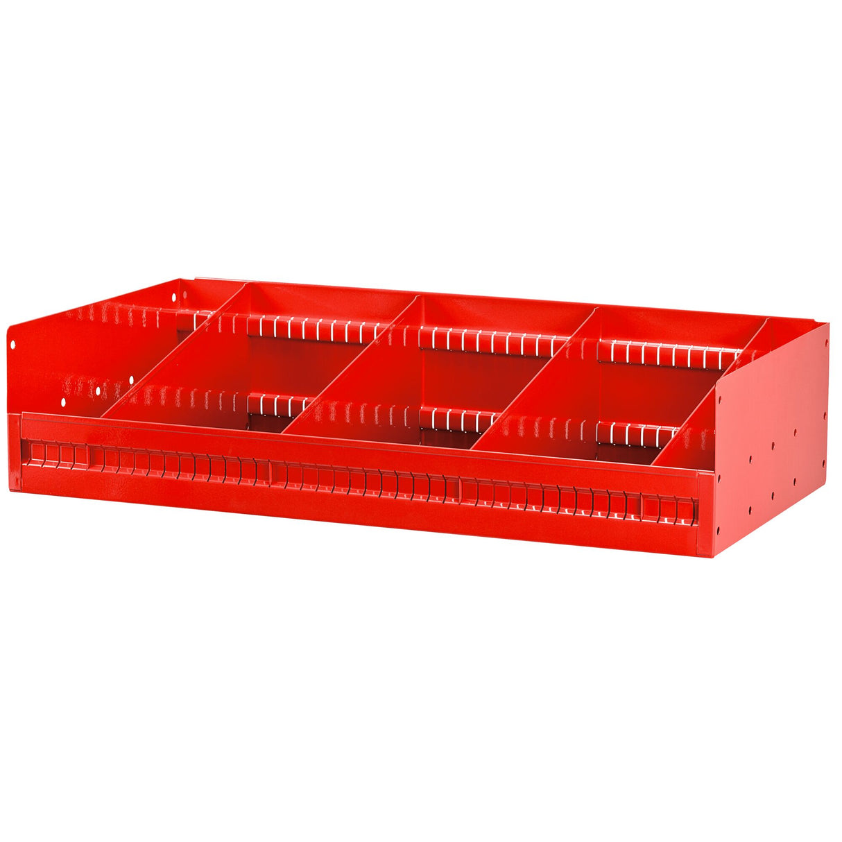 Schuine legplankmet 4 verwijderbare tussenschotten 682,5x375x185mm