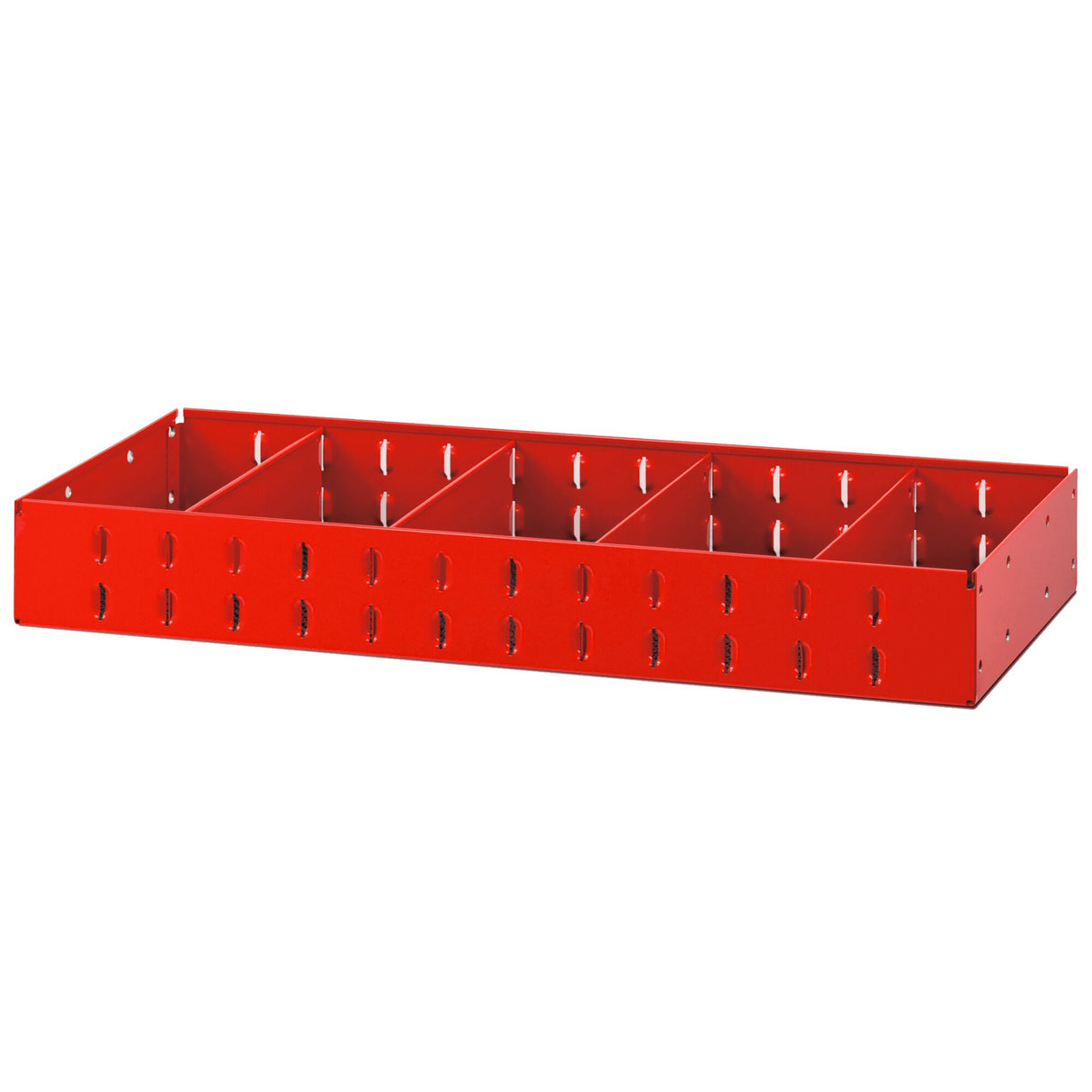 Legplank met 4 verwijderbare tussenschotten 682,5x275x90mm
