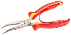 185A-195A.VE - 1,000 Volt insulated long half-round nose pliers