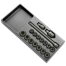 EXPERT  Impact sockets module - 1/2" - 17 pieces