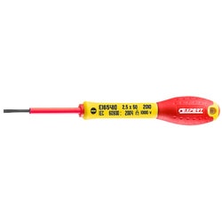 EXPERT  1000 Volt insulated screwdrivers for slotted head screws