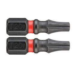 T20 25mm 2pk  IMPACT FLEXTORQ