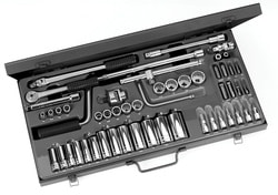 Steckschlüsselsortiment 3/8", 12-Kant, zöllig - J.450U