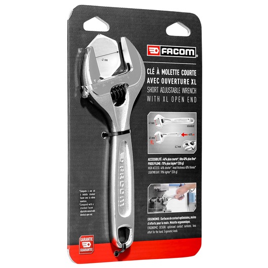 8 in. Metal Adjustable Wrench