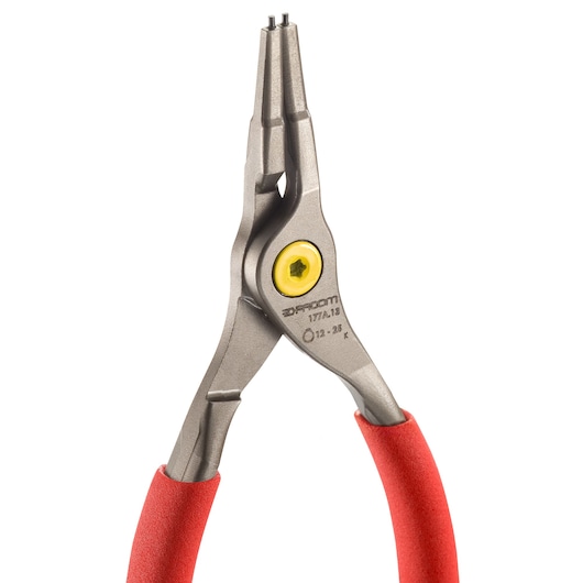 Straight nose outside Circlips® pliers, 10-25 mm