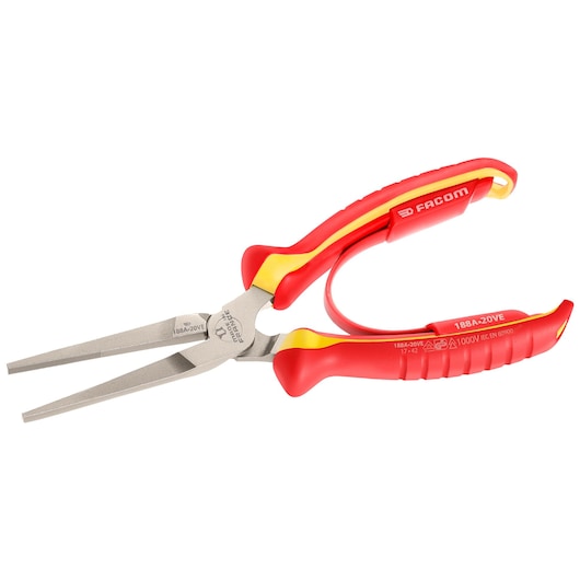 200mm VDE Flat Nose Pliers