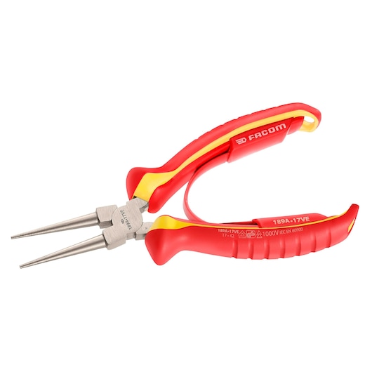 170mm VDE Round Nose Pliers