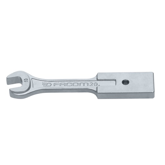 Open ended fork bit, attachment 20 x 7 mm, opening 10 mm Open ended fork bit, attachment 20 x 7 mm, opening 10 mm