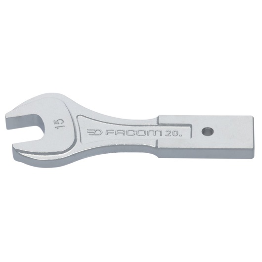 Open End Fork Bit, Attachment 20 x 7 mm, Opening 15 mm Open End Fork Bit, Attachment 20 x 7 mm, Opening 15 mm