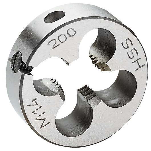 Split dies, M3 x 0.50 Split dies, M3 x 0.50