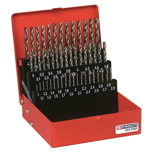 1 - 13 mm Ground Twist Drill Set (50 pc.)