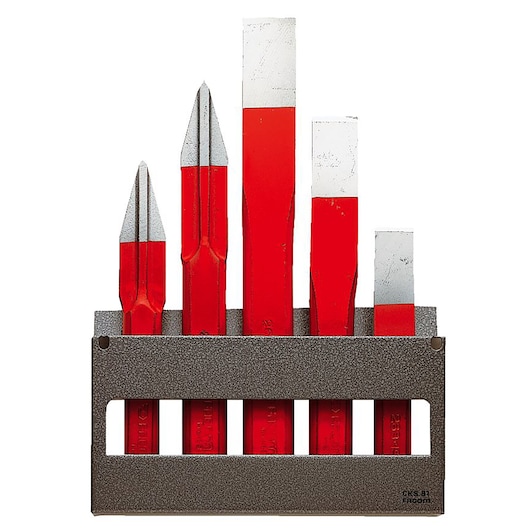 Chisel set, 5 pieces Chisel set, 5 pieces