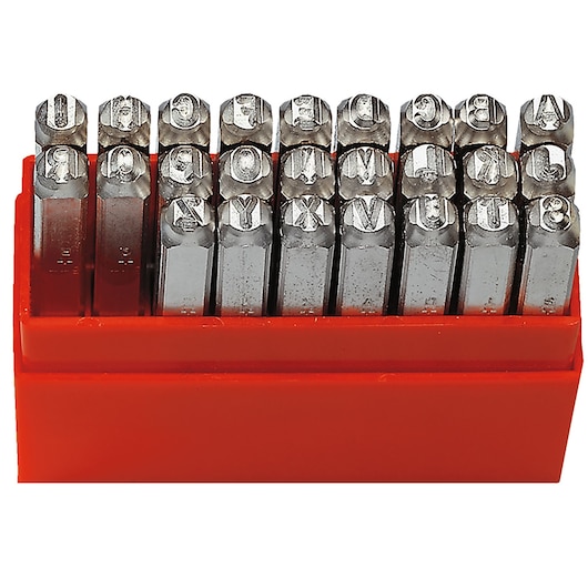 5mm Carbon Steel Letter Punch Set (26 pc)