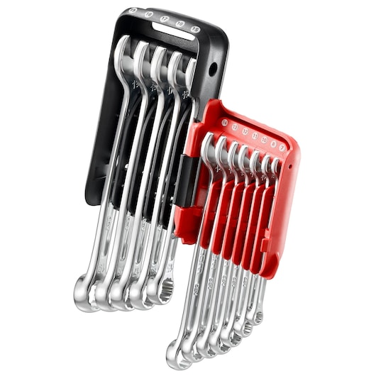 7 - 19mm Combination Wrench Set, Holder (12 Pc)