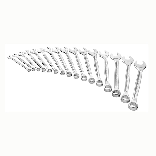 1/4 in. - 1-1/2 in. Combination Wrench Set (21 pc)