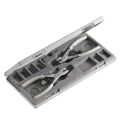 Circlip® pliers internal and external 6 sets of interchangable tips