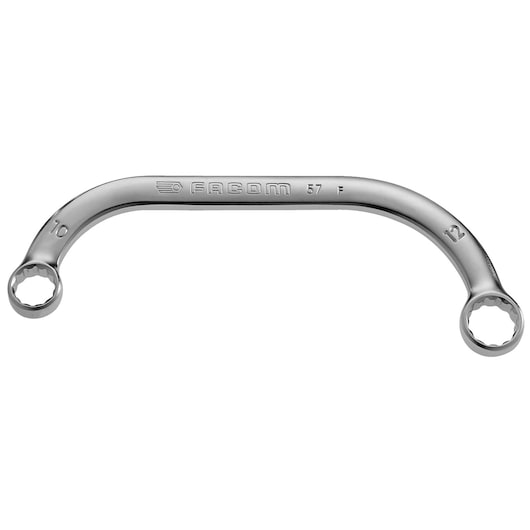 10 x 12 mm Half-Moon Double Offset-Ring Wrench