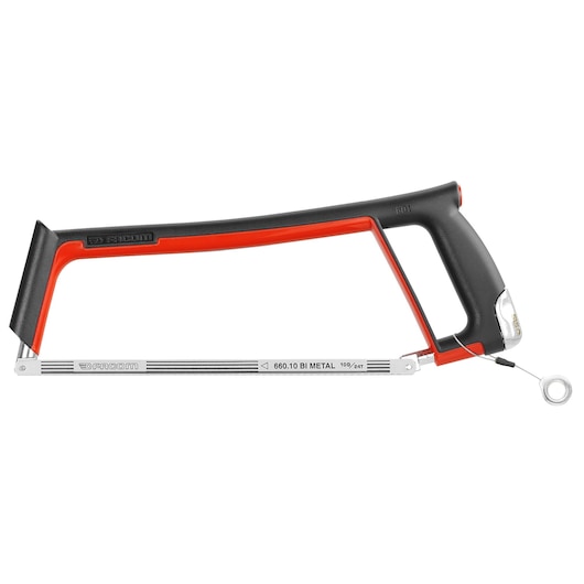 Compact Hacksaw Frame Safety Lock System