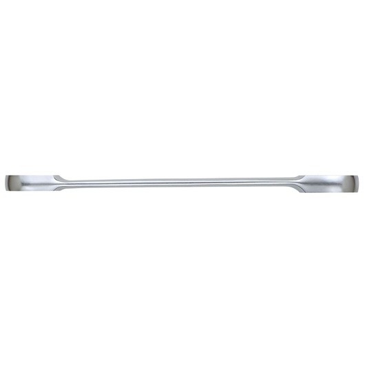 Straight double box-end ratchet wrench, 17 x 19 mm