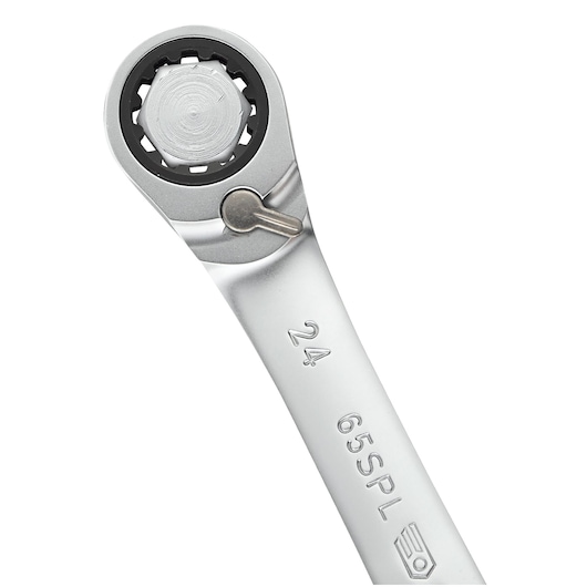 15° Double Box-End Spline Ratchet Wrench, 7/32 in. x 9/32 in.