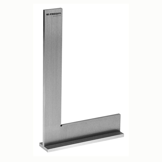 150x100 mm Stainless Steel Flange Precision Square, Class 0