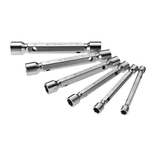 8 to 19 mm Double-Socket Wrench Set (6 pc.)