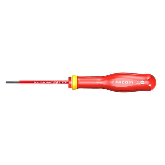 Insulated Screwdriver PROTWIST®, 1 000 Volt for slotted head, 2.5X mm