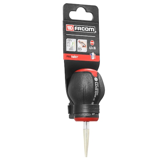 PROTWIST®, 6.5 x 35 mm Short Blade Screwdriver for Slotted Head