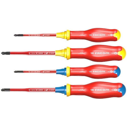 PROTWIST® BORNEO® Screwdriver for Mixed Head Set (4 pc)