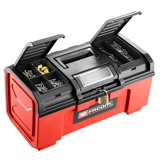 19 in. Plastic Toolbox Self-Closing Model 19 in. Plastic Toolbox Self-Closing Model