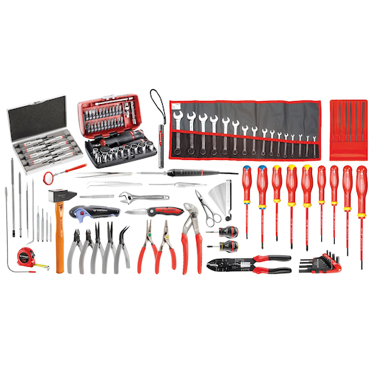 20 in. Alloy Toolbox With Electro-Mechanics Set (120 pc.)