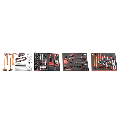 Automotive Bodywork Tools Set, 128 pieces