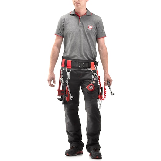 100-140cm Belt With Dual Point Metal Loop, Safety Lock System