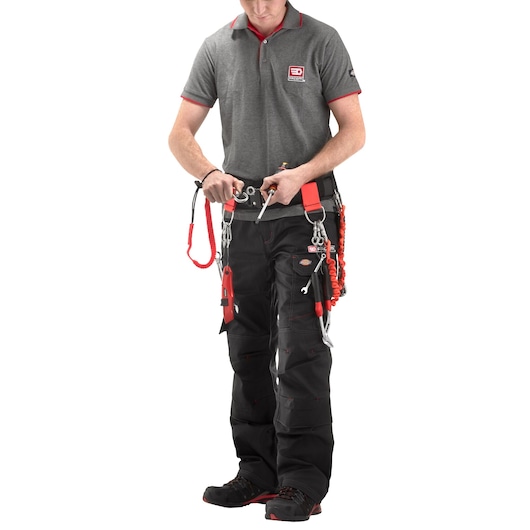 100-140cm Belt With Dual Point Metal Loop, Safety Lock System